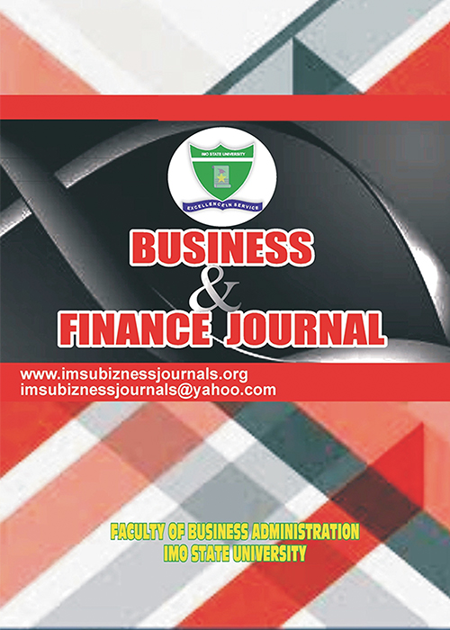 BUSINESS AND FINANCE JOURNAL